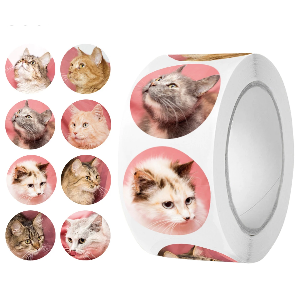 

100-500 шт., наклейки с рисунком мема и кота для школы, наклейки с наградой, подарочный декор, этикетки, канцелярские принадлежности, наклейки для скрапбукинга