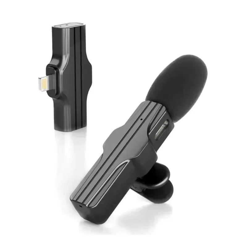 

K18 Mini Wireless Lavalier Microphone Mic Android Type-C Plug IPhone Lightning Plug for Game Youtube Tiktok Live Conference