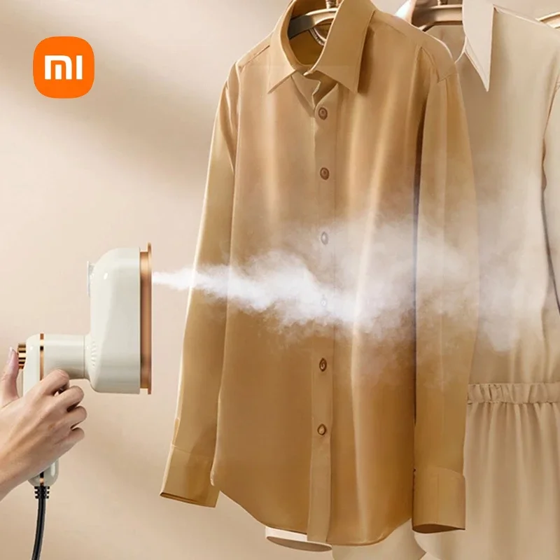 Xiaomi MIJIA طوي مُبخّر ملابس محمول باليد مانعة للتسرب المزدوج الجاف/الرطب البخار مزيل التجاعيد السريع السفر ملابس المنزل مكواة صغيرة