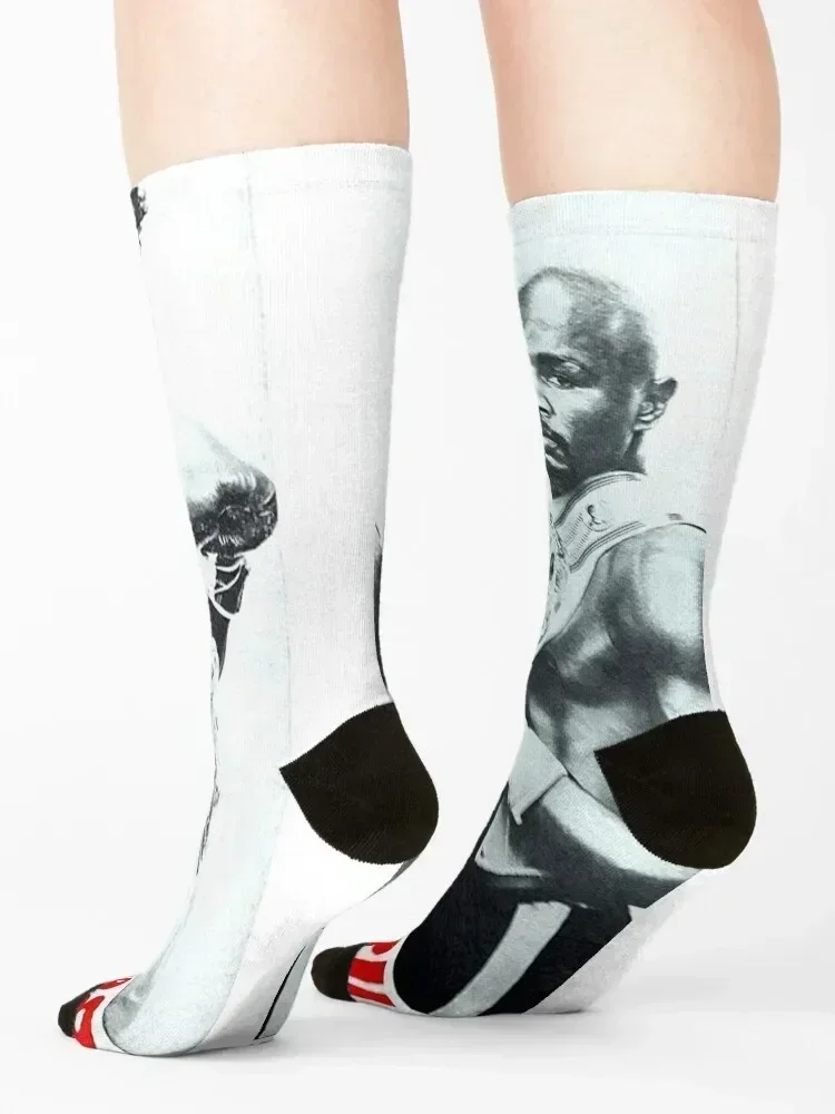 Boxing and Boxers: 1985 Mega Middleweight Fight Socks Toe sports heated winter loose Men Socks Women's
