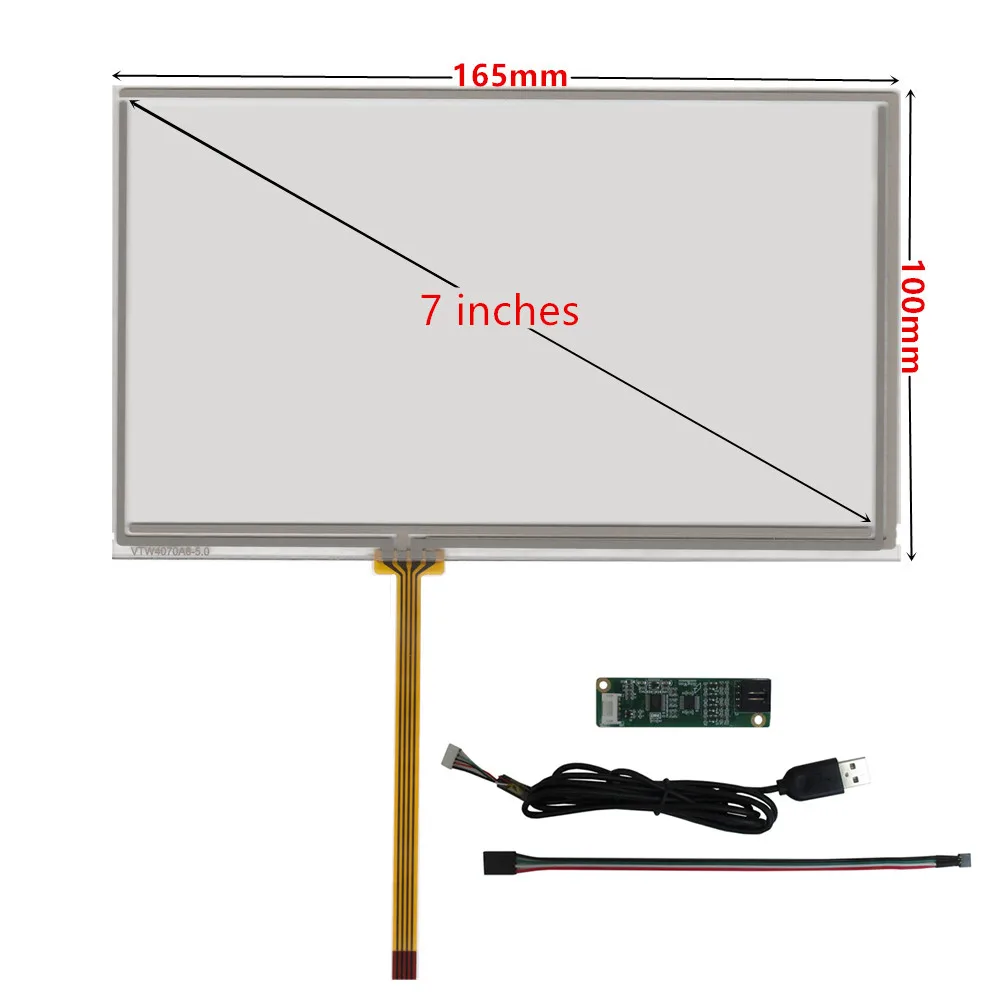 7 Zoll 800 * 480 50Pin LCD-Display Touchscreen AT070TN90 V.1/V.X 20000938 -00 Widerstand kapazitiver Digitalisierer