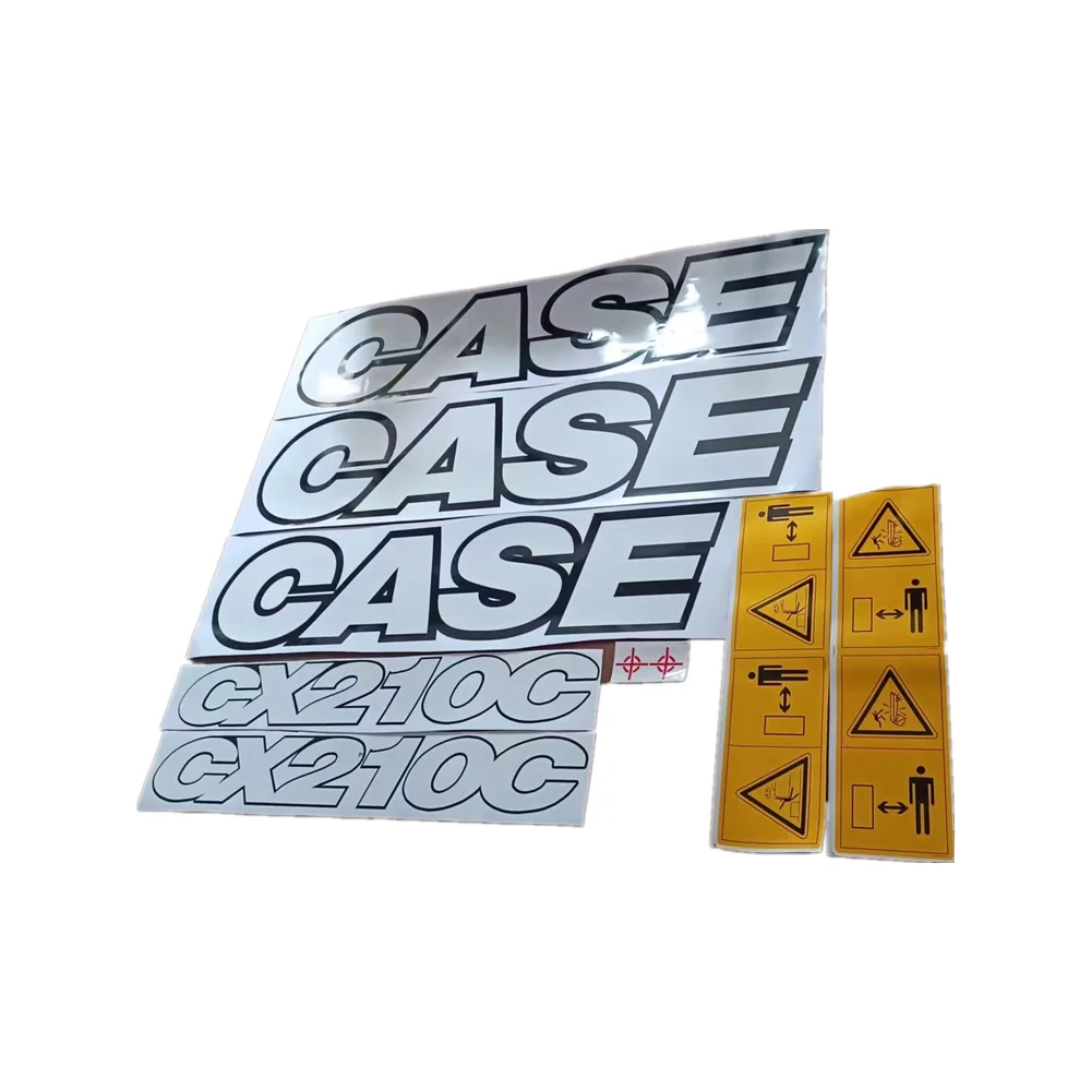 

For Case CX55 130 210B 220C 240B 260C 300B 360B 500 800B 130C 380C Body Stickers Full Car Stickers Excavator Parts