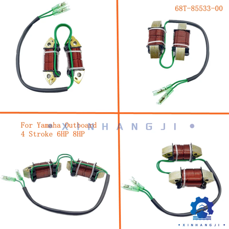 68T-85533-00 Coil, Lighting For Yamaha Outboard Motor 4-stroke 9.9HP ,Tohatsu 9.8HP,3AA-06023-00,3AA-06023,68T-85533