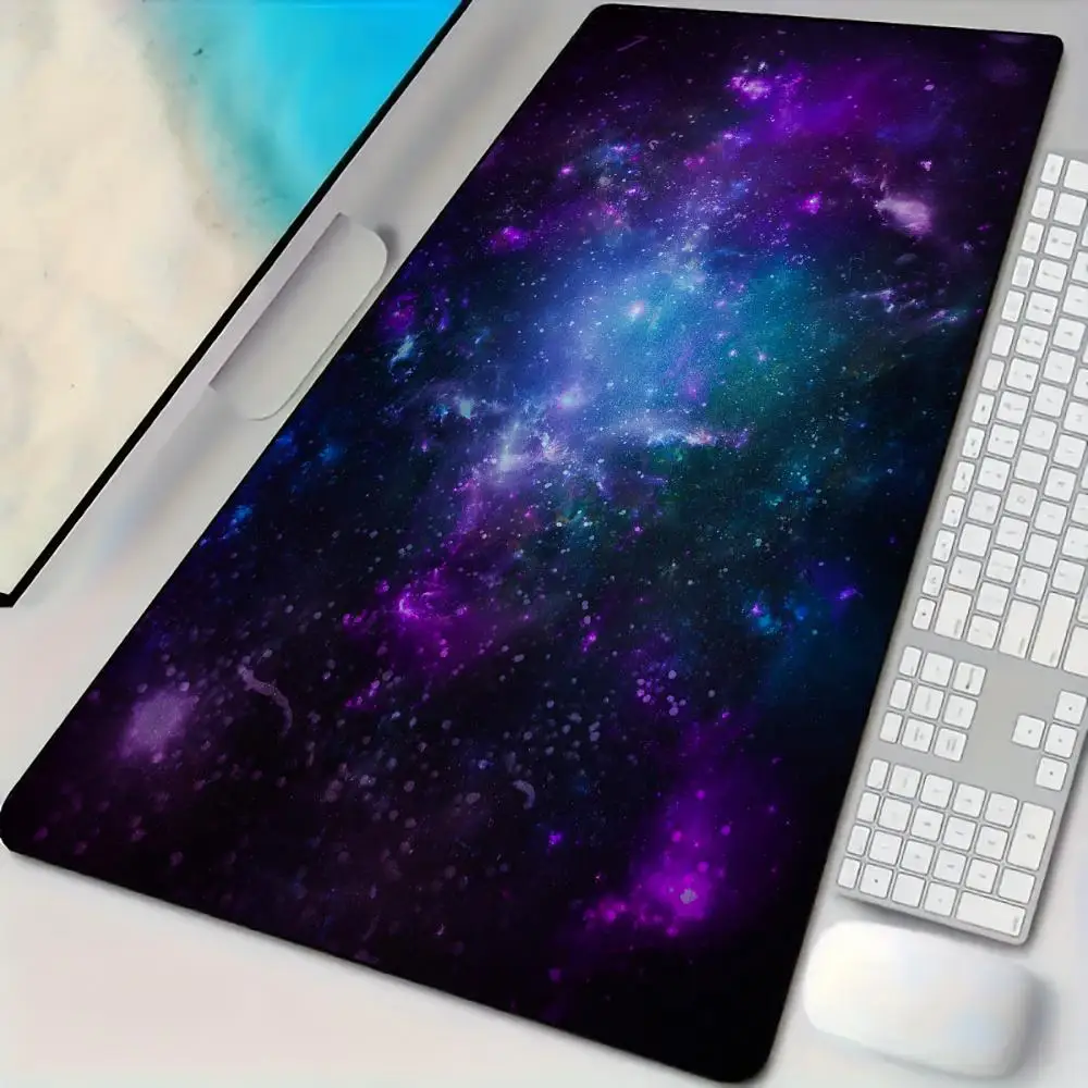 

Starry sky theme design Mouse Pad Desk mat with stitched edges Natural rubber base Gaming mat suitable for office and gaming