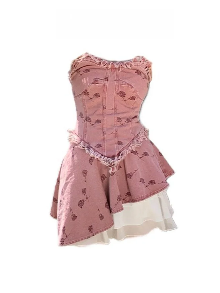 Rose Pink Denim Tub… - image