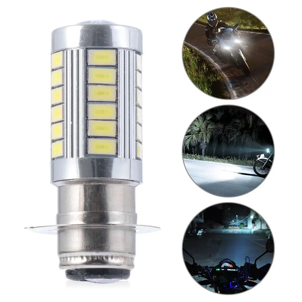 

New White 33smd H6 BA20D Led Bulb Motorcycle Headlight Motor Bike Light