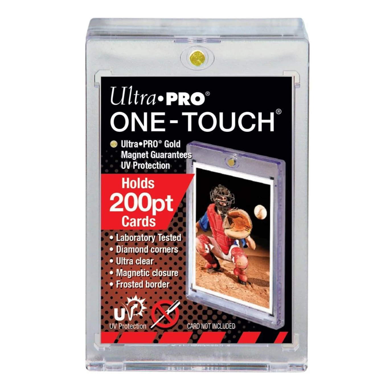 

Держатель для карт 200pt Ultra Pro One-Touch Magnet для более толстых бейсбольных и других коллекционных карт
