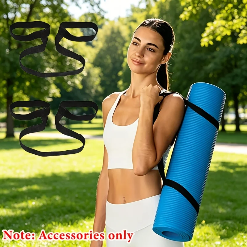 2Pcs Multi-Functional Yoga Mat Storage Straps Adjustable Secure Tightening Band for Fitness Sport Backpack Shoulder Strap