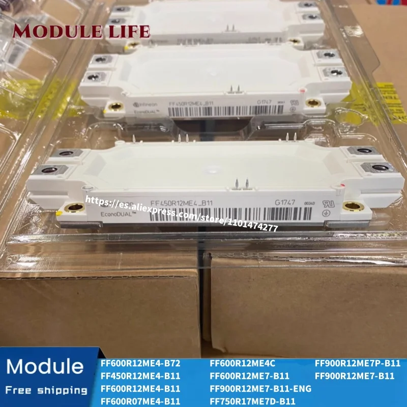 

FF600R12ME4_B72，FF600R12ME7_B11，FF900R12ME7_B11，Original IGBT Module ，FF900R12ME7_B11_ENG，FF750R17ME7D_B11，FF900R12ME7P_B11