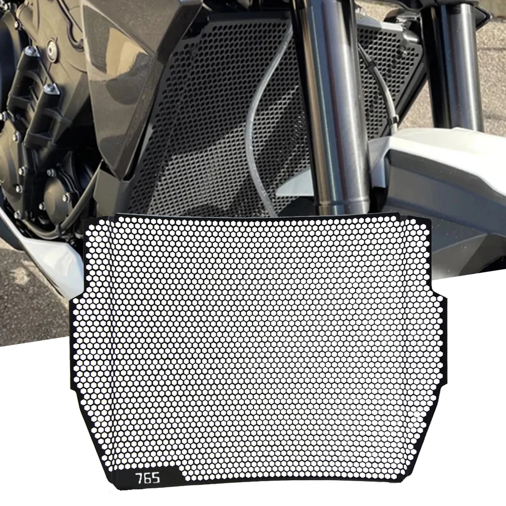 

For StreetTriple 765 S/R/RS Street Triple 760S 765R 765RS 2017 2018 2019 Motorcycle Radiator Grille Grill Guard Protector Cover