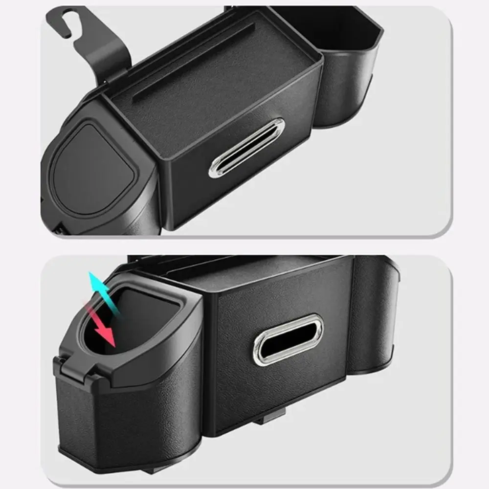 

7 In 1 Multifunctional Car Organizer Stowing Tidy With Hook Auto Backseat Storage Box Hanging Car Seat Back Cup Holder