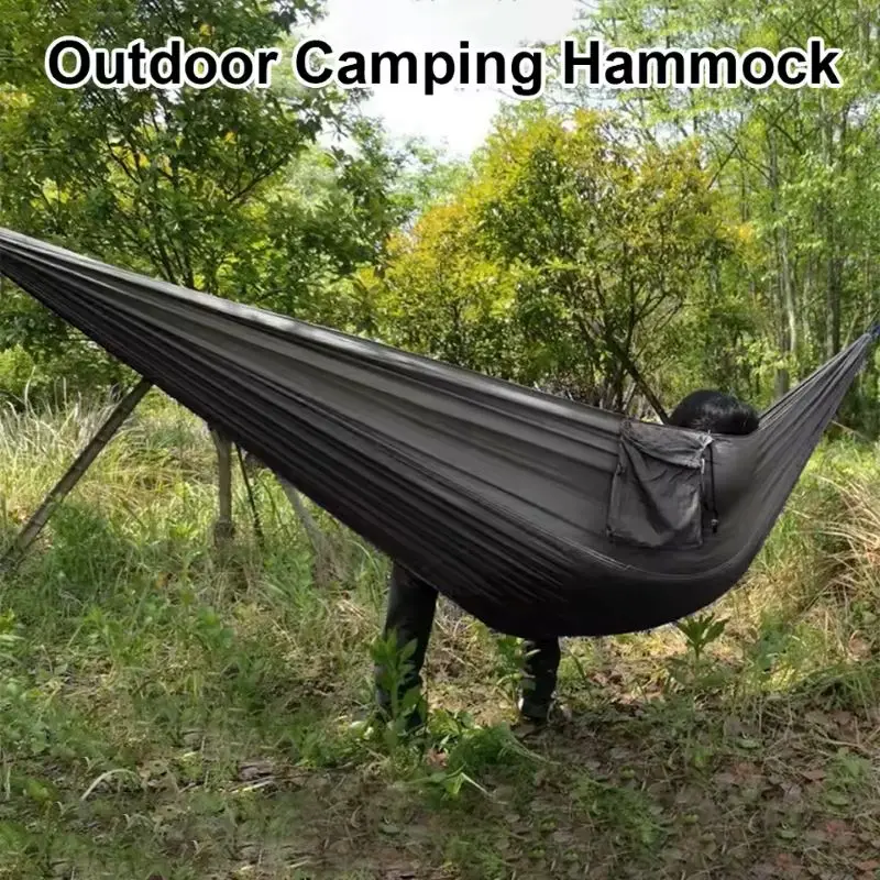 Lightweight and Portable Camping Hammock Durable with Ropes Suitable for Hiking Beaches and Travel Essentials
