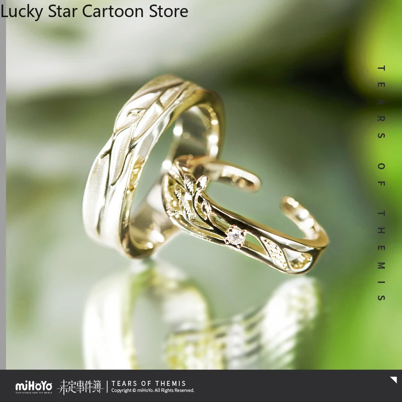 

Official MiHoYo Presale Sunsyea Tears of Themis Cosplay Aeternus & Aeterna Ring Vilhelm Richard Albert de Haspran Accessory Gift