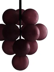 Simple Design Grape Lamp Series Personality Home Decor Elegant Creative Ripple Ball Lights Ceiling Chandelier For Living Room