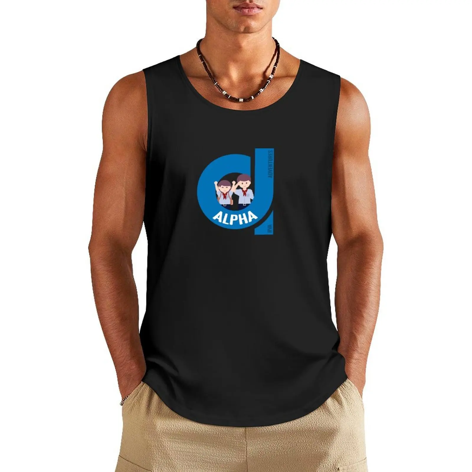 

Clube de Aventureiros Alpha - RBCC Tank Top men clothes sleeveless shirt man gym Men's gym t-shirts clothing men