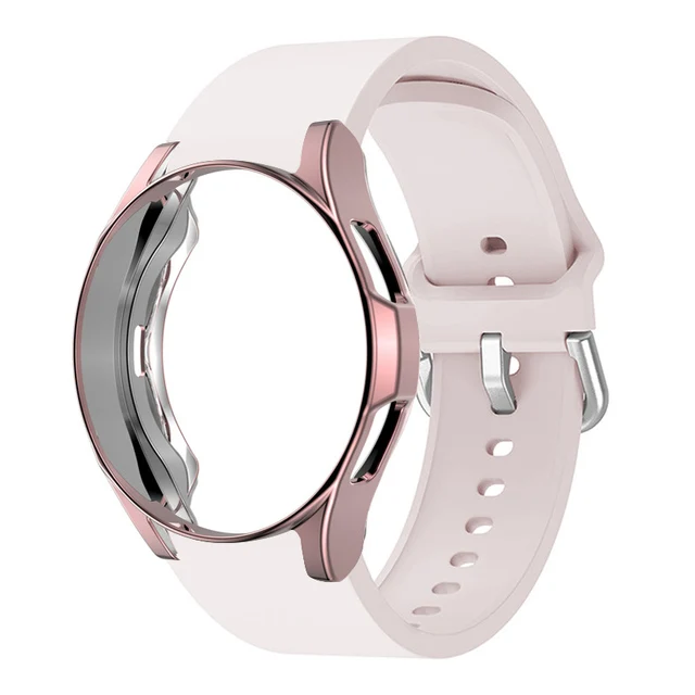 20mm watch Strap+case For Samsung Galaxy Watch 4 classic 46mm 42mm smartwatch Ridge Sport Bracelet Galaxy Watch4 44mm 40mm band image 4