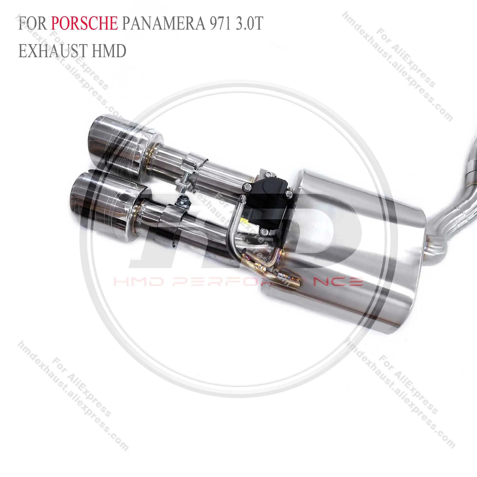 

HMD Stainless Steel Exhaust System High Flow Performance Catback For Porsche Panamera 971 3.0T Euro V Muffler With Valve