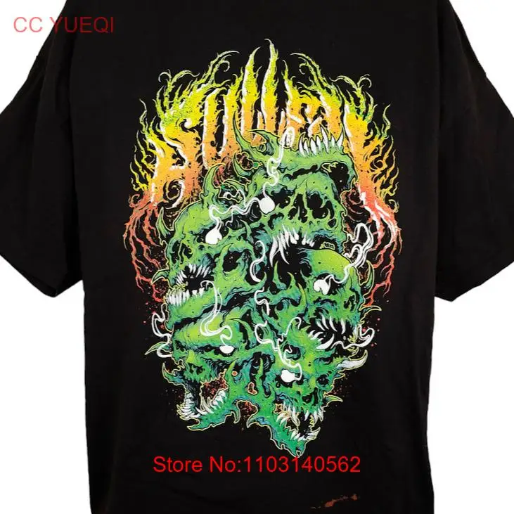 Sullen Toxic Skulls T Shirt Mens Size 2XL Black Sulleween Halloween Horror Art