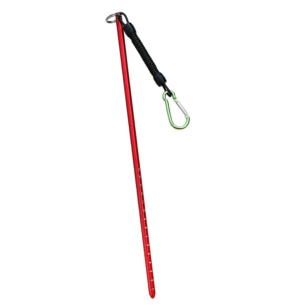 

2x Scuba Diving Pointer W/Measurement W/Carabiner Water Sports Accessories