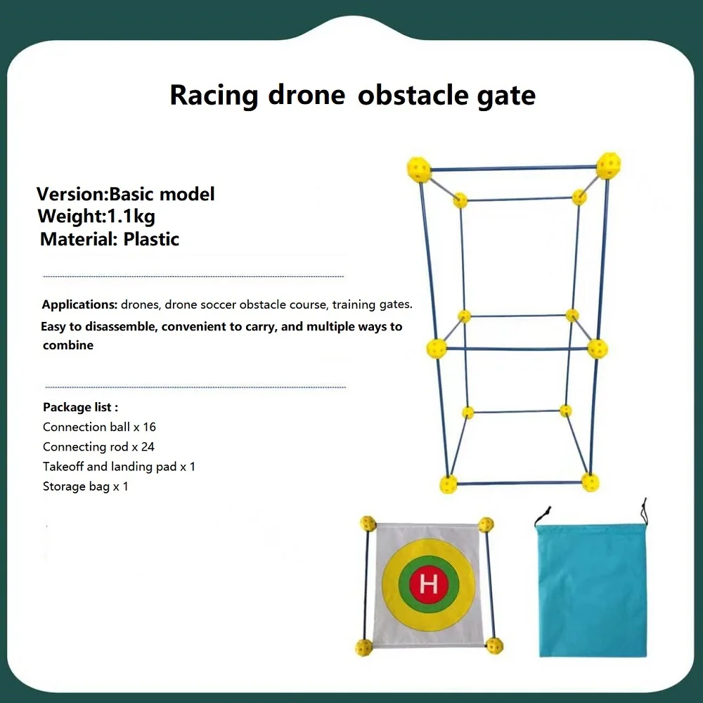 Racing Obstacle Gate Goal Lightweight and Flexible Structure for Racing Drone Soccer Drone Competition Training