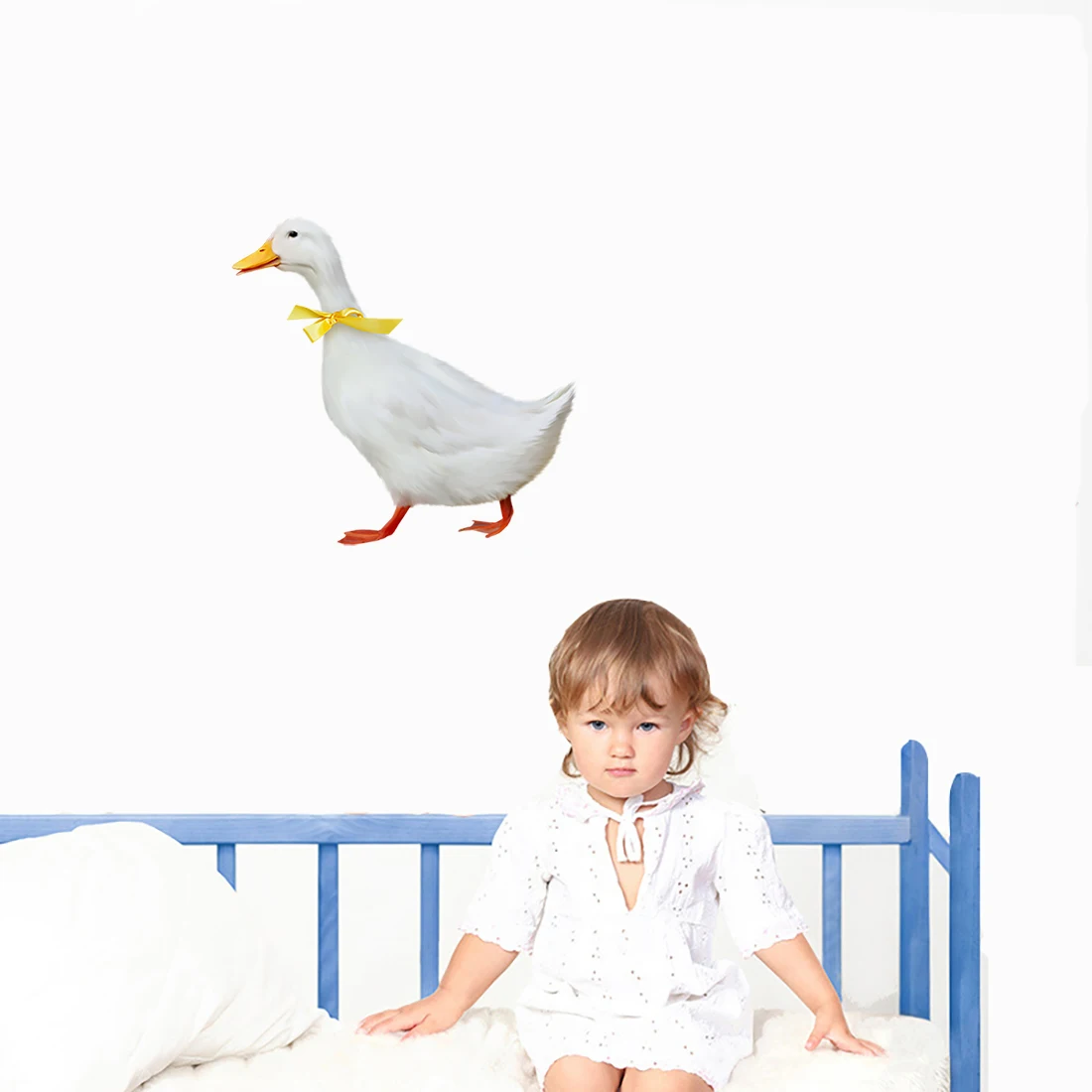 Three Ratels QN8 Cute Swan Flamingo Duck Funny Animal Cartoon Sticker Waterproof Self adhesive