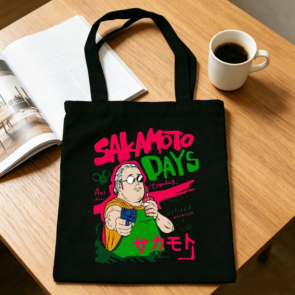 Bolsa de compras Sakamoto Days, sac cabas, einkaufstasche, shopper, bolsa de supermercado para mujer