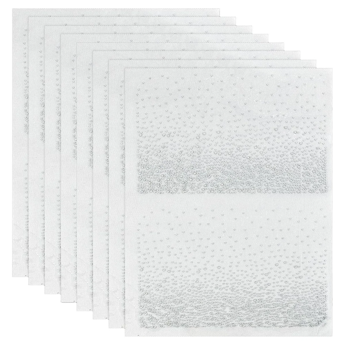 AA98 8 Arkuszy Brokatowych Naprasowek z Cyrkoniami, 16 Sztuk Szklanych Aplikacji z Cyrkoniami, Kryształowe Naklejki z Cyrkoniami na Ubrania