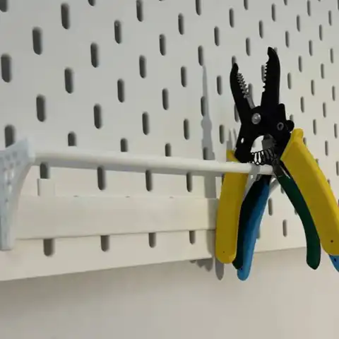 1 adet depolama rafı IKEA için tasarlanmış delikli paneller özel pense tutucu ev donanım aracı depolama rafı