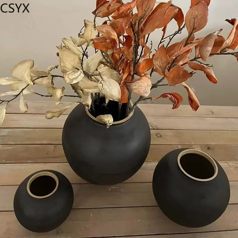 Chinese Ceramic Vase - Craft Floral Ornament for Living/Bedroom, Office & Cabinet Decor, Exquisite Chambre Décoration