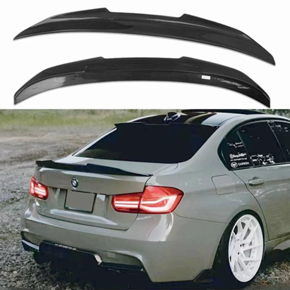 

For BMW 3 Series F30 F35&M3 F80 Sedan PSM Style Carbon fiber Rear Spoiler Trunk wing 2011-2019 FRP Forged carbon