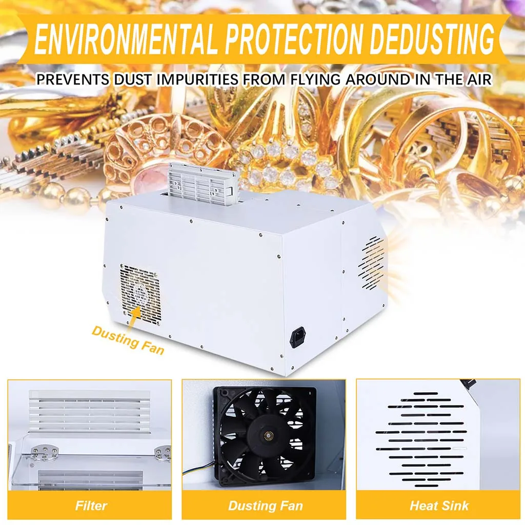 

Small frequency conversion vacuum grinding speed regulating vacuum cloth wheel machine K3600 jewelry jade polishing tool