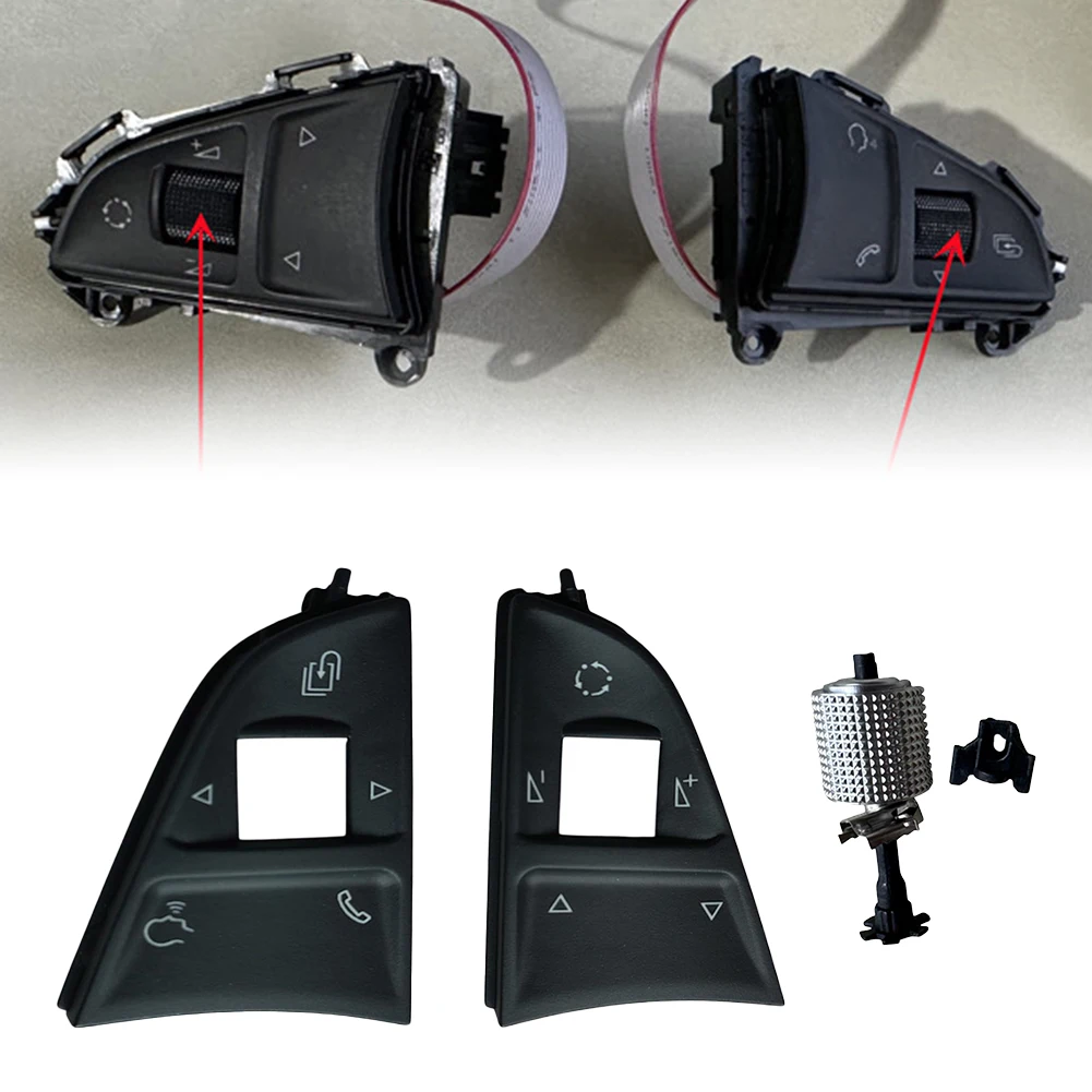 

1 Set Car Steering Wheel Rollers Buttons 3VD919719 5ED919719 For Skoda For Octavia 3 For Fabia 3 For Superb For Kodiaq