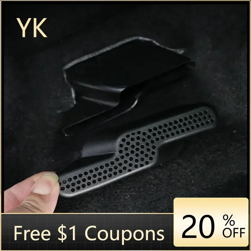 

For BMW 2 Series F45 F46 X1 F48 2016-2022 ABS Black Car Seat Outlet Air Outlet Vent Protect Cover Trim Interior Car Accessories