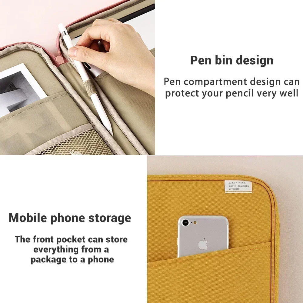 Tablet Sleeve Bag 9-11inch For iPad Air 4 5 Pro 11 Mini 5 6 iPad Case For XiaoMi 5 Samsung Huawei Lenovo Shockproof Pouch Bags