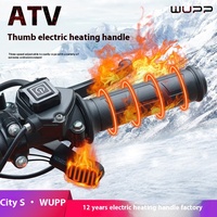 Wupp Thumb Heating Handle Waterproof Atv Electric Heating Handle Beach Motorcycle Heating Handle Three-Level Temperature Control