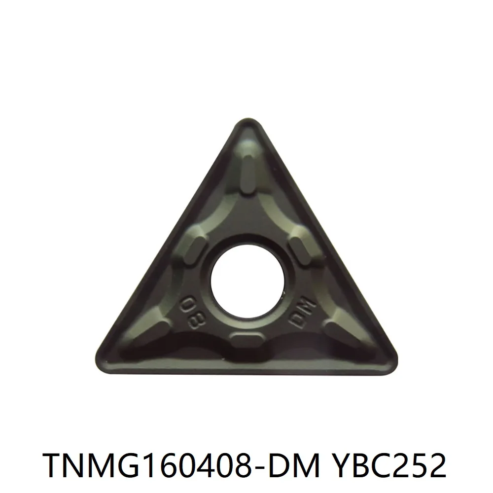 

ZCC TNMG 160408 10pcs/lots YBC251 TNMG160408-DM YBC252 TNMG332-DM CNC Carbide Turning Inserts processing for steel
