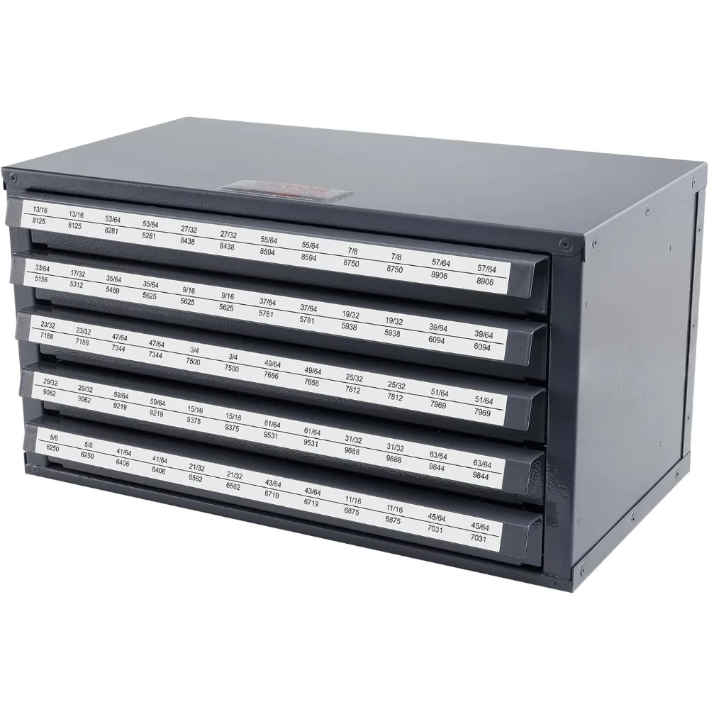 

Five-Drawer 1/2 Shank Drill Bit Organizer Cabinet by VEVOR