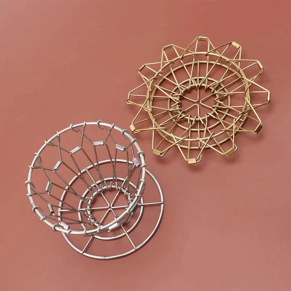 Strona główna Camping Przenośny składany kosz ze stali nierdzewnej do nalewania stożka Stojak na sitko Stojak na ociekacz do kawy Uchwyt na filtr do kawy