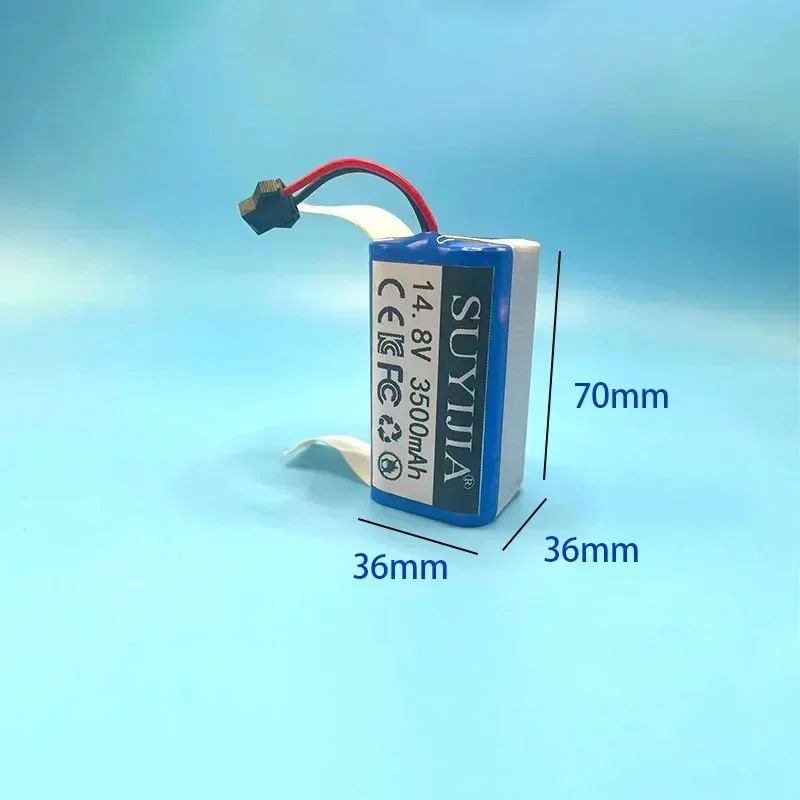 

New 14.8V 4S1P 3500mAh Vacuum Cleaner Battery 18650 Li-ion Batteries for Robots Vacuum Cleaners Sweepers Various Plug Custom