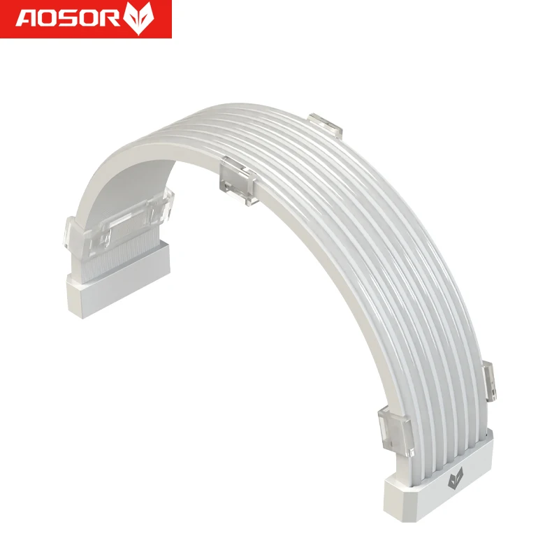 COOLMOON AOSOR Lamp Tape PC Backlight Flexible Mounting Light 5V ARGB Aura Sync Flexible Light Bar Bendable for 8P Graphics Card