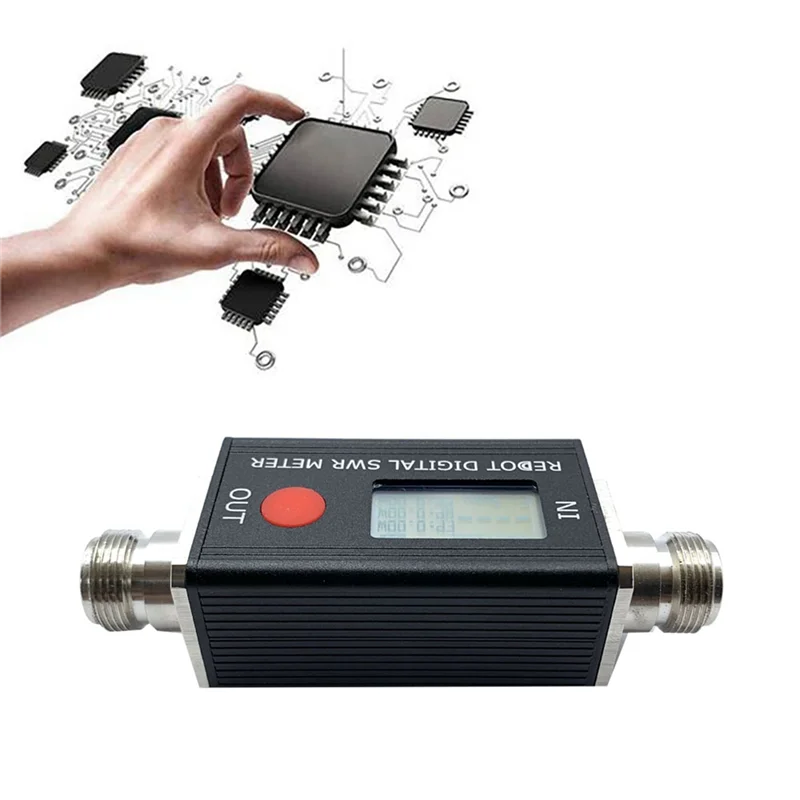 

RD106P Digital SWR Meter SWR Power Meter 120W FMB VHF UHF80-999Mhz Standing Wave Ratio Support DMR Walkie Talkie