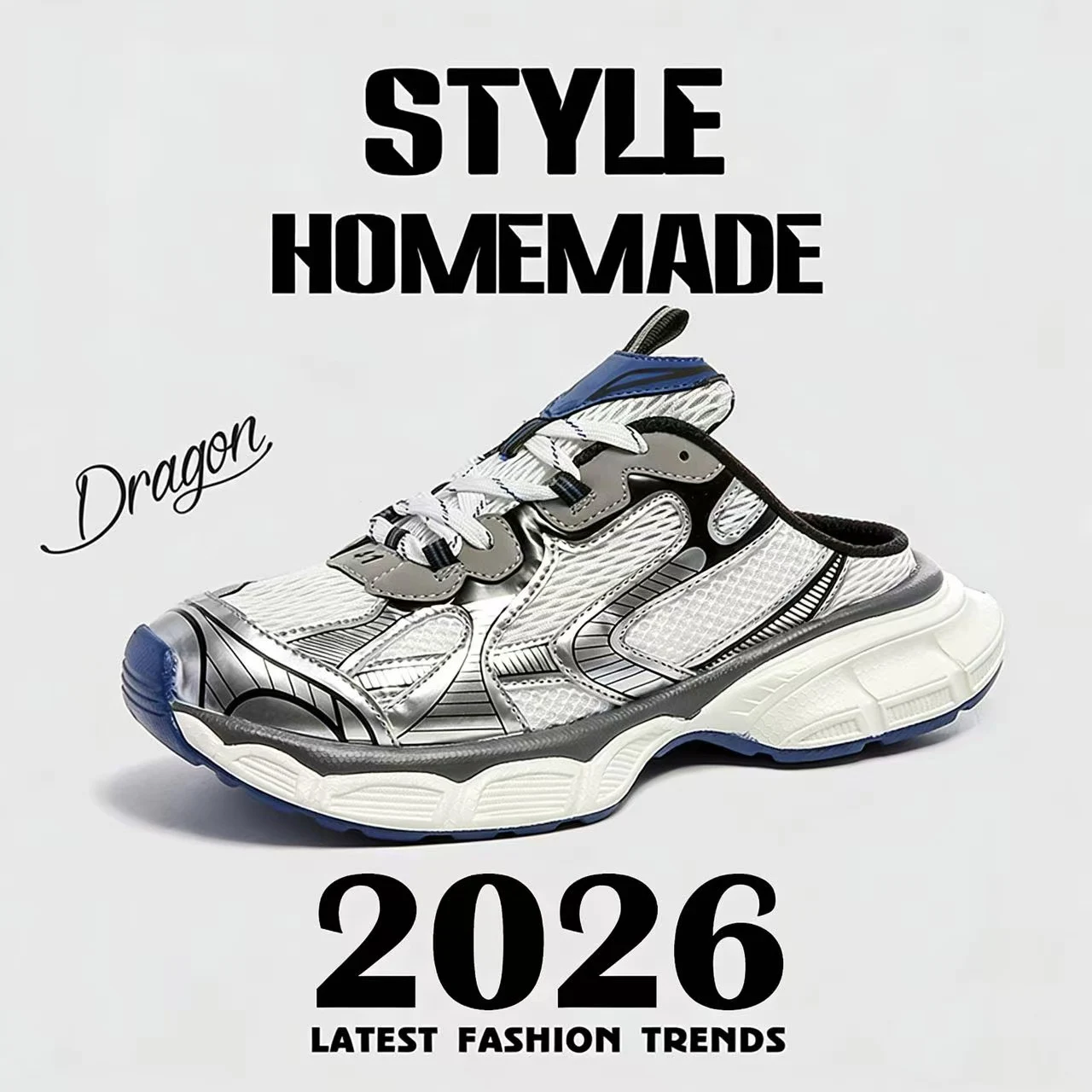 

Мужские модные летние полутапочки с мягкой подошвой, трендовые повседневные туфли, кроссовки с мягкой подошвой для поддержки стопы, Zapatos De Hombre