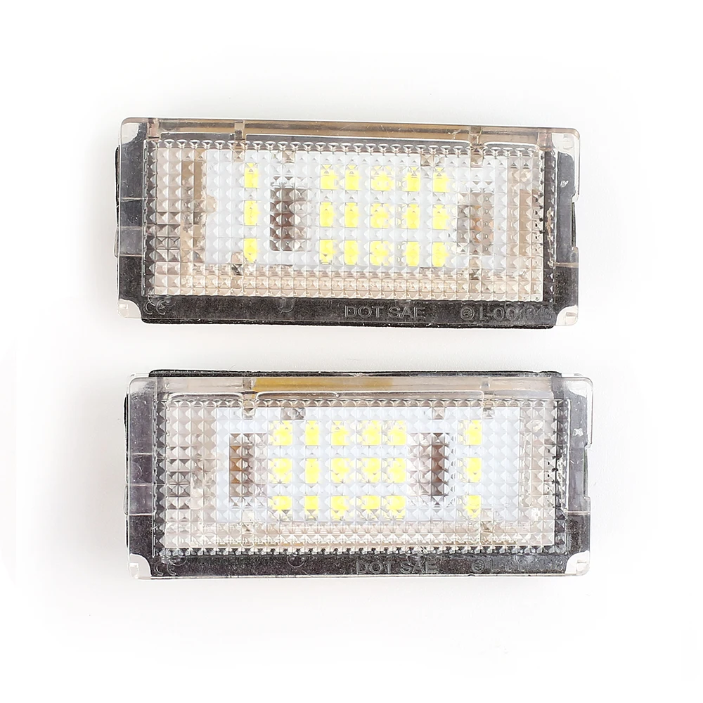 2PCS White LED License Plate Light Lamp For BMW 3-Series E46 2D 2-door Coupe Convertible M3 Facelift 2004 2005 2006