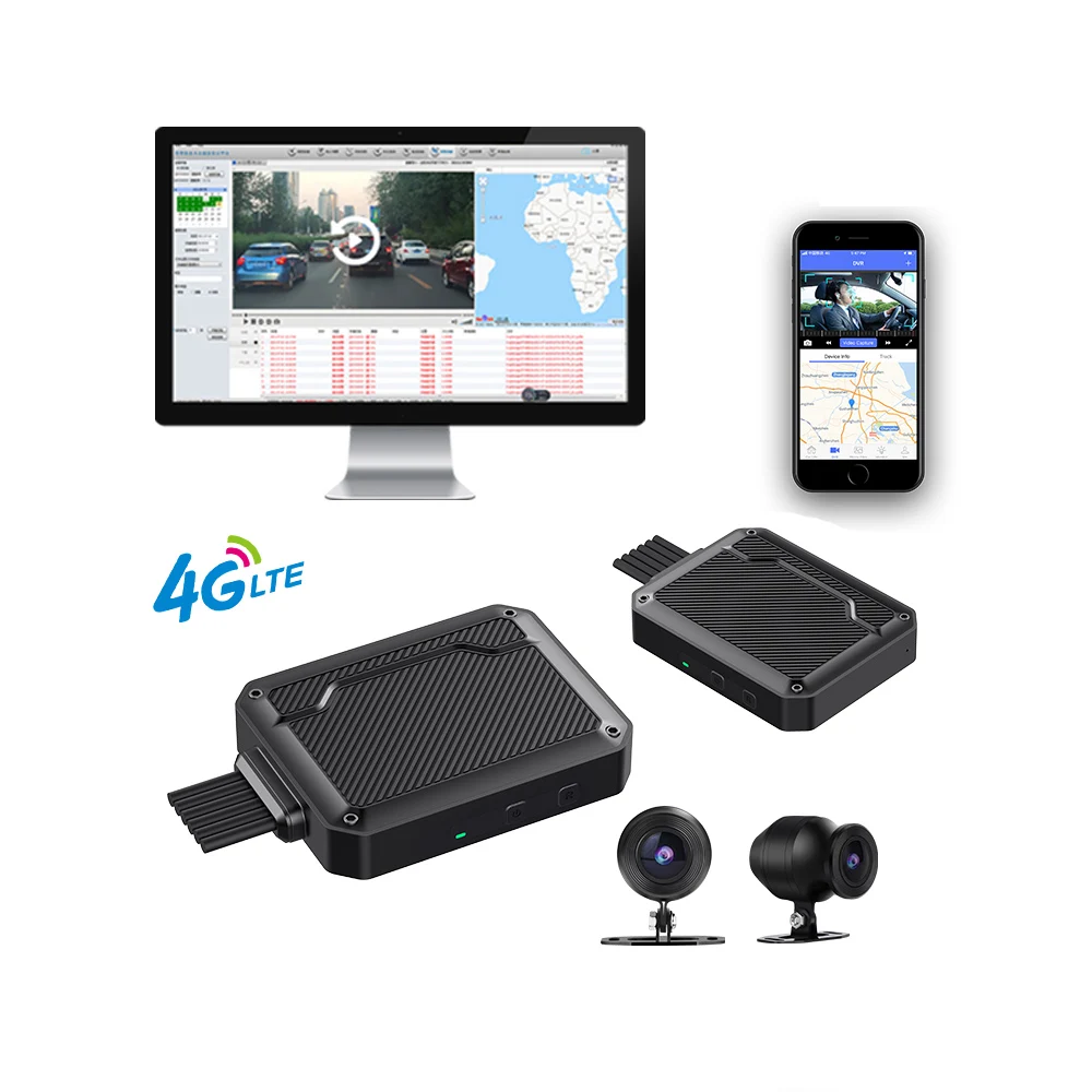 

4g mini MDVR with two cams HD1080P with wifi GPS tracking fit 9-36V power input waterproof IP65 4g mini dashcam