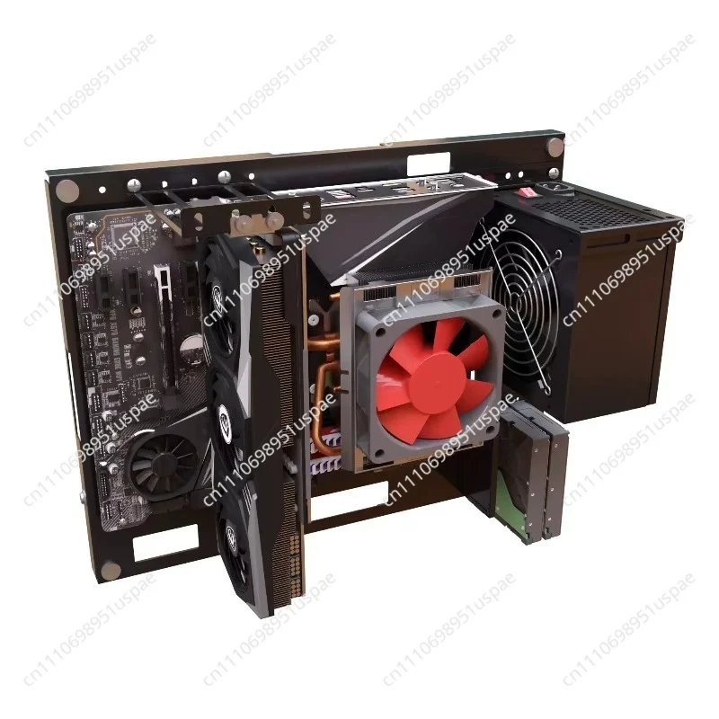 Open, Wall-mounted Chassis, Upper Wall-mounted Hole Board Main Board Bracket Supports ATX MATX