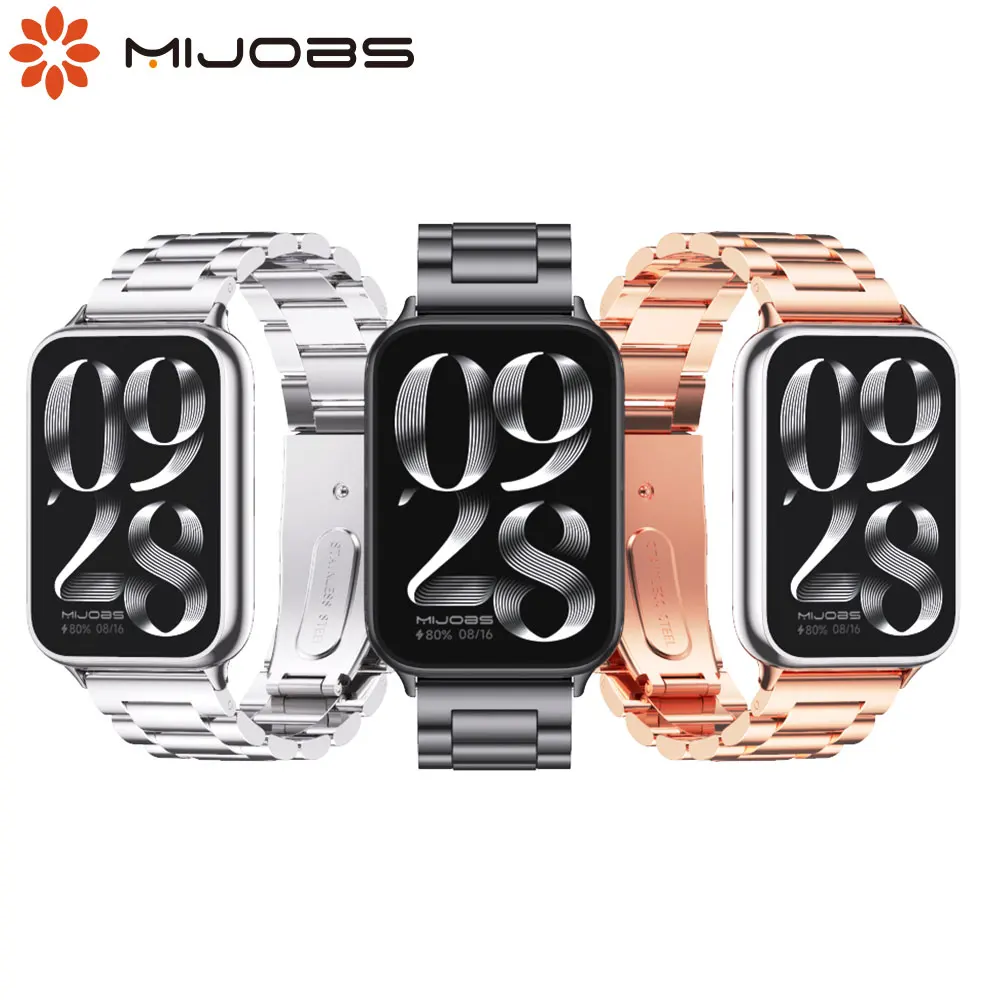 

Металлический ремешок Redmi Watch 5, умные часы Xiaomi Redmi Watch 5, браслет из нержавеющей стали для Red Mi 5, сменный ремешок для часов