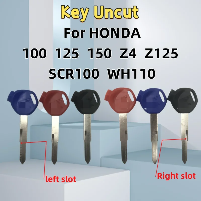 

For HONDA 100 125 150 Motorcycle Replacement Key Uncut cc scooter A magnet Anti-theft lock keys DIO Z4 Z125 SCR100 WH110