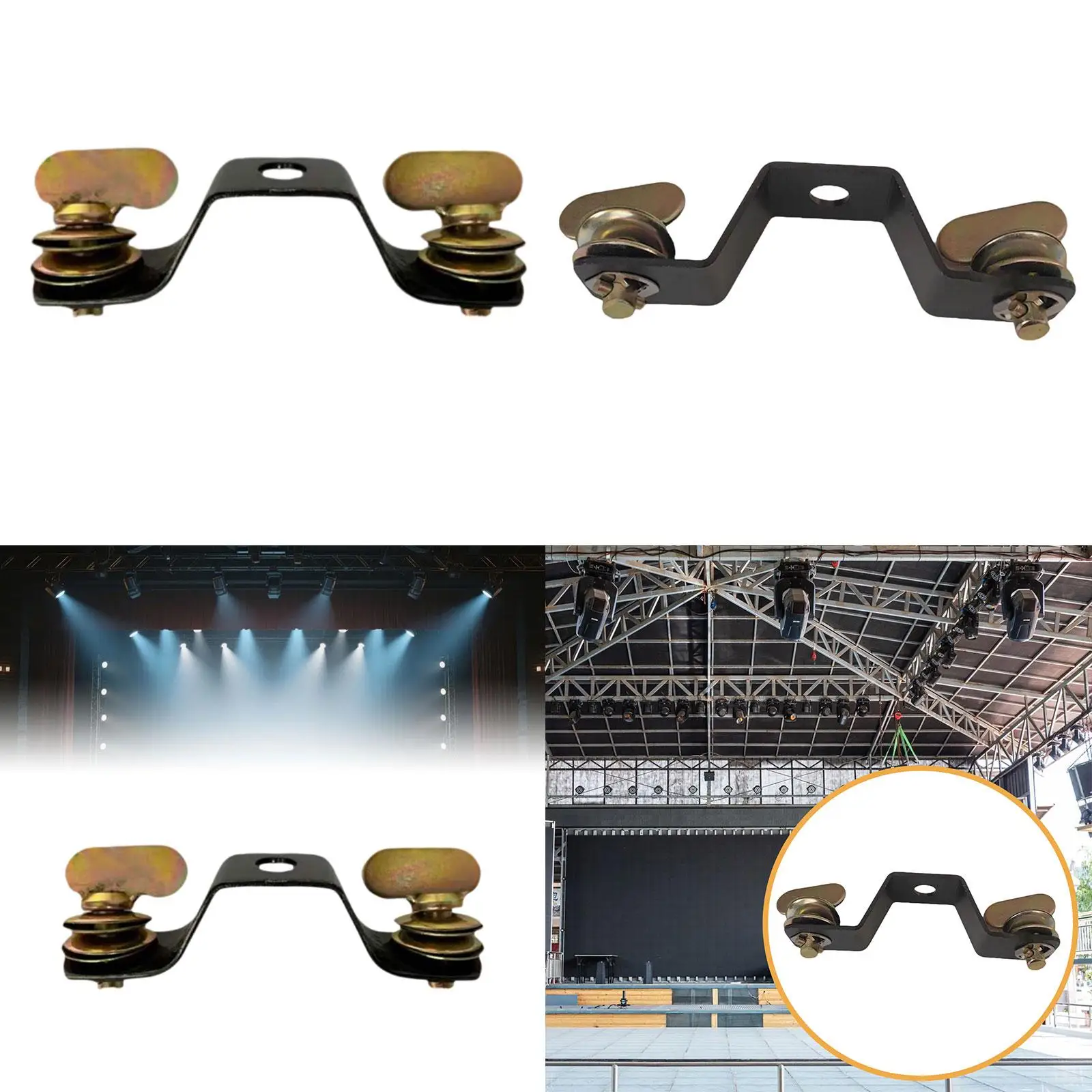 Stage Lighting Clamp Bracket Connector Iron Truss Quick Lock Secure Mounts for Led Light Bar Theater Hook Stage Light Equipment