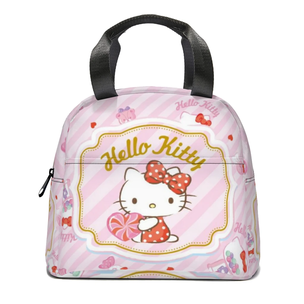 

Sanrio Hello Kitty Lunch Box Women Multifunction Cooler Thermal Food Insulated Lunch Bag Kids Portable Picnic Tote Bags