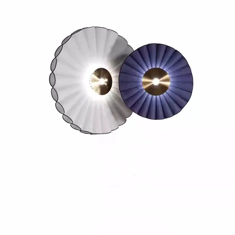 الأمريكية LED الحد الأدنى مصابيح الحائط قاعة الديكور أضواء الإبداعية غرفة المعيشة دراسة غرفة نوم الحديثة مصمم عباد الشمس الشمعدانات